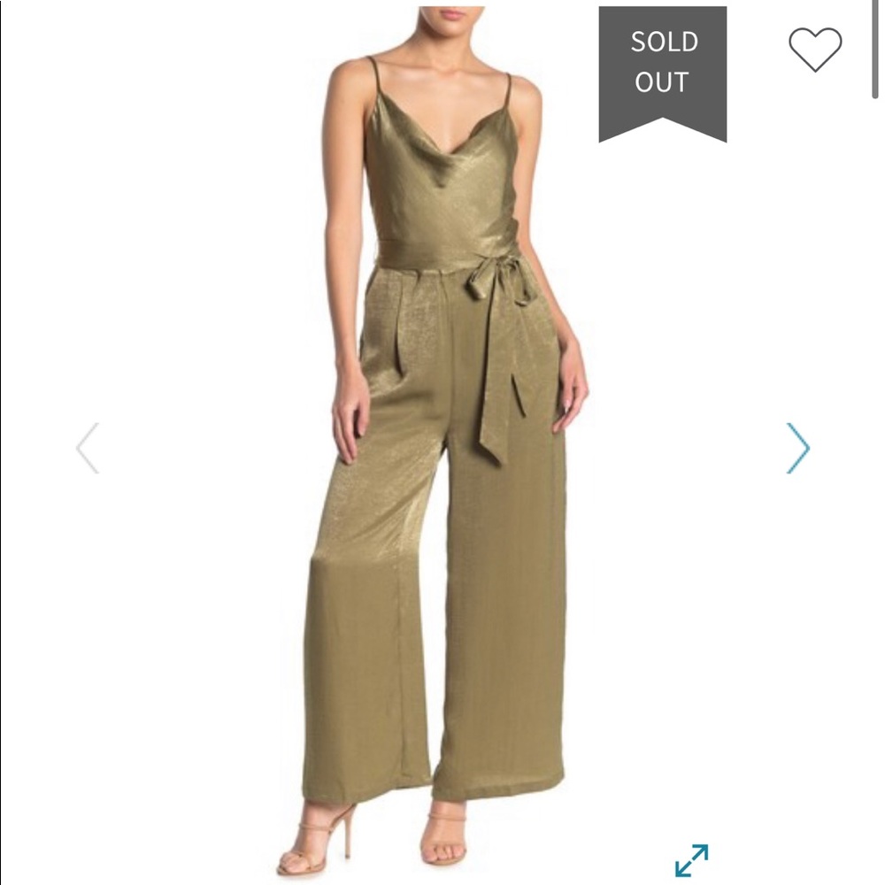 Cowl neck jumpsuit